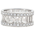 18K Tiffany Atlas Open Diamond Ring